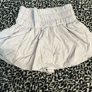 Free People size small silver/purple skort